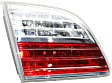 Driver and Passenger Side, Inner Tail Lights, with Bulbs, Halogen, Mounts on Liftgate