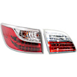 Driver Side, Inner And Outer Halogen Tail Light, With bulb(s), OE Replacement