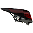 Driver and Passenger Side, Outer Halogen Tail Light, With bulb(s), OE Replacement