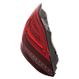 Driver and Passenger Side LED Tail Light, With bulb(s), OE Replacement, Sedan