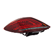 Driver and Passenger Side LED Tail Light, With bulb(s), OE Replacement, Sedan