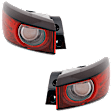 Driver and Passenger Side Tail Lights, with Bulbs, LED, Mounts On Body, CAPA CERTIFIED