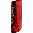 Passenger Side Halogen Tail Light, With bulb(s), OE Replacement