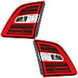 Driver and Passenger Side, Inner Halogen Tail Light, With bulb(s), OE Replacement