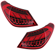 Driver and Passenger Side, Outer LED Tail Light, With bulb(s), OE Replacement, Sedan