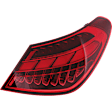 Driver and Passenger Side, Outer LED Tail Light, With bulb(s), OE Replacement, Sedan