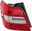 Driver and Passenger Side Halogen/LED Combo Tail Light, With bulb(s), OE Replacement