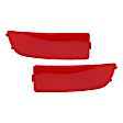 Rear, Driver and Passenger Side Bumper Reflector