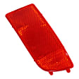 Rear, Driver and Passenger Side Bumper Reflector
