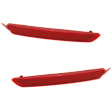 Rear, Driver and Passenger Side Bumper Reflector