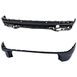 Rear, Upper And Lower Upper - Primed, Lower - Textured Bumper Cover
