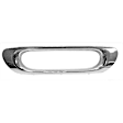Rear, Driver and Passenger Side Bumper Trim, Chrome
