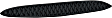 Rear, Driver and Passenger Side Bumper Trim, Textured Black