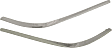 2010-2012 Mercedes Benz GL450 - Rear, Driver and Passenger Side Bumper Trims, Chrome