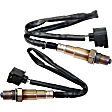 After Catalytic Converter, Driver and Passenger Side Oxygen Sensors, 4-wire