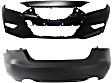 Front and Rear Primed Bumper Cover