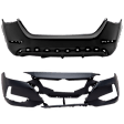 Front and Rear Primed Bumper Cover 2.0L, 4Cyl