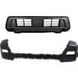 Front, Upper and Lower Upper - Primed, Lower - Textured Bumper Cover CAPA Certified