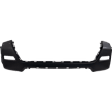 Front, Upper and Lower Upper - Primed, Lower - Textured Bumper Cover CAPA Certified