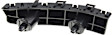 Front, Driver and Passenger Side Bumper Brackets, Bumper Cover Brackets, Except Hybrid Model