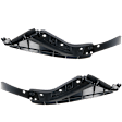 Front, Driver and Passenger Side Bumper Brackets, Bumper Side Stiffener