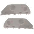 Front, Driver and Passenger Side Bumper Brackets, Side Cover