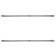 Front, Driver and Passenger Side Bumper Trim, Chrome