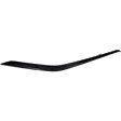 Front, Driver and Passenger Side Bumper Trims, Gloss Black, For Models With Midnight Special Edition Package