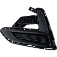 Front, Driver and Passenger Side Bumper Filler, Textured Black