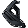 Front, Driver and Passenger Side Bumper Filler, Textured Black