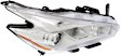 Driver and Passenger Side Halogen Headlight, With bulb(s), OE Replacement