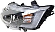 Driver and Passenger Side LED Headlight, With bulb(s), OE Replacement