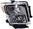 Driver and Passenger Side Headlights, with Bulbs, Halogen, 4-Door, Extended Cab Pickup (King Cab)