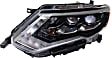 Driver and Passenger Side LED Headlight, With bulb(s), OE Replacement