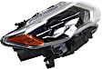 Driver and Passenger Side LED Headlight, With bulb(s), OE Replacement