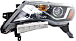 Driver and Passenger Side Halogen Headlight, With bulb(s), OE Replacement