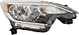 2017 Nissan Versa Note - Driver and Passenger Side Halogen Headlight, With bulb(s), OE Replacement