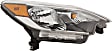 2017 Nissan Versa Note - Driver and Passenger Side Halogen Headlight, With bulb(s), OE Replacement
