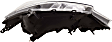 2017 Nissan Versa Note - Driver and Passenger Side Halogen Headlight, With bulb(s), OE Replacement