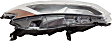 Driver and Passenger Side Halogen Headlight, With bulb(s), OE Replacement