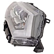 Driver and Passenger Side LED Headlight, With bulb(s), OE Replacement, CAPA Certified