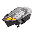 Driver and Passenger Side LED Headlight, With bulb(s), OE Replacement, CAPA Certified