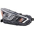 Driver and Passenger Side Halogen Headlight, With bulb(s), OE Replacement