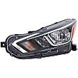 Driver and Passenger Side Halogen Headlight, With bulb(s), OE Replacement