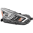 Driver and Passenger Side Halogen Headlight, With bulb(s), OE Replacement, CAPA Certified