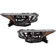 Driver and Passenger Side LED Headlight, With bulb(s), OE Replacement