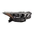 Driver and Passenger Side LED Headlight, With bulb(s), OE Replacement