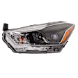 Driver and Passenger Side Halogen Headlight, With bulb(s), OE Replacement