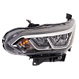 Driver and Passenger Side Halogen Headlight, With bulb(s), OE Replacement