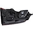 Driver and Passenger Side, Inner and Outer Halogen Tail Light, With bulb(s), OE Replacement